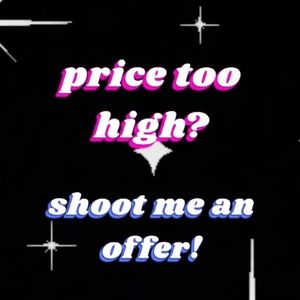 offers are always welcome ☺️